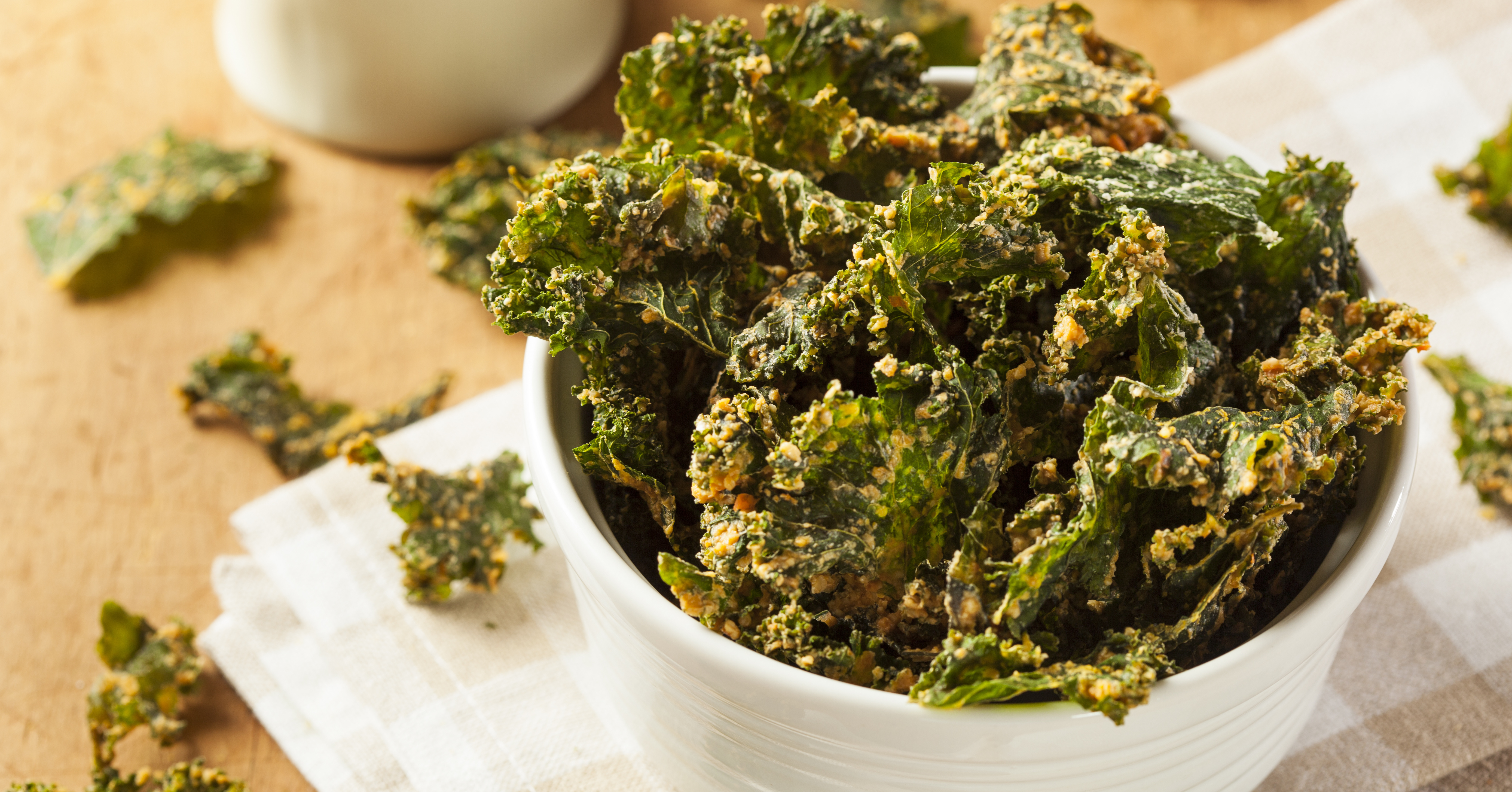 Spicy-Sweet Kale Chips