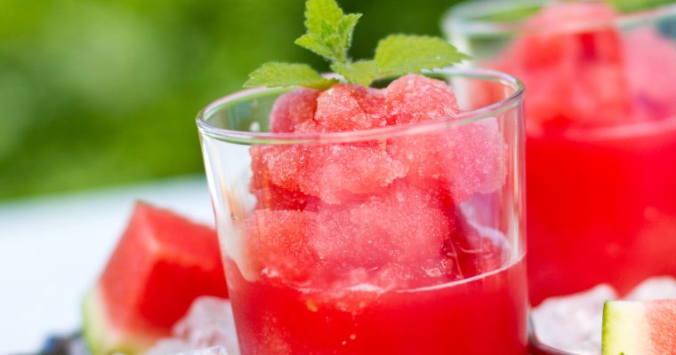 Watermelon-Mojito Sorbet