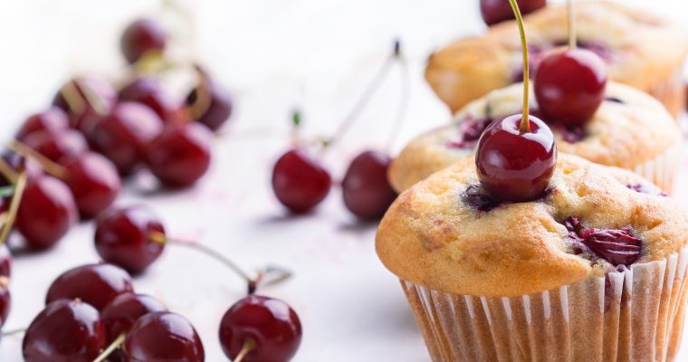 Cherry + Macadamia Grain-Free Muffins