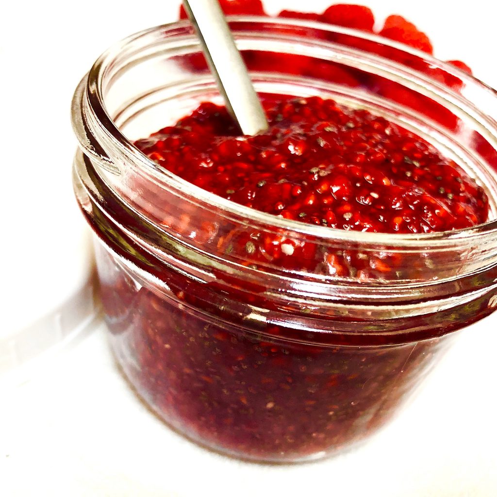 RaspberryChia Jam inspired eating